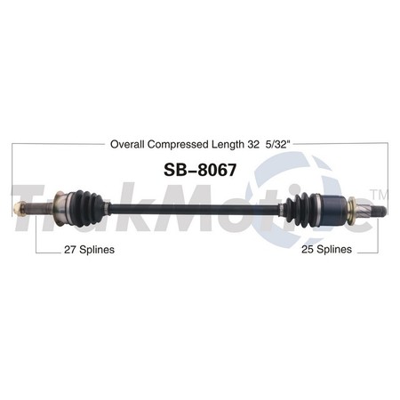 SURTRACK AXLE Cv Axle Shaft, Sb-8067 SB-8067